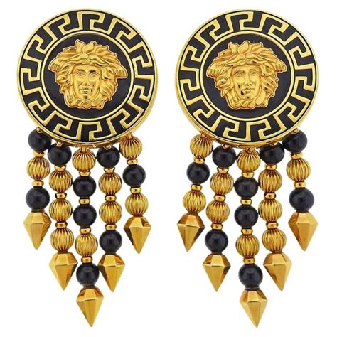 versace earrings sale